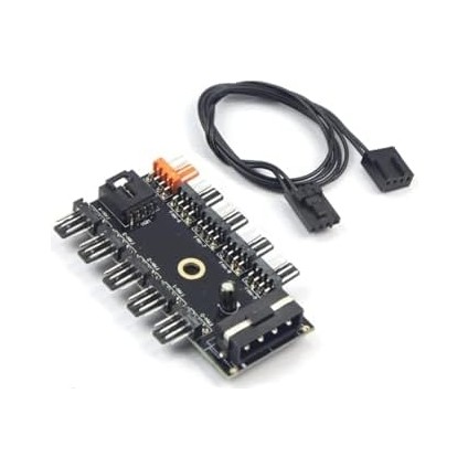 Fan Çoklayıcı Adaptör ve Kablosu 10 Port Fan Power Ide Switch Pwm Çoğaltıcı Hub 4337 fiyatları