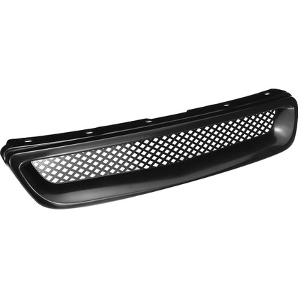 Abs Siyah Araba Ön Tampon Kaput Izgara Izgara Kapak Honda Civic Ek Cx Dx Ex Hx Lx Tip R 1996 1997 1998 (Yurt Dışından)