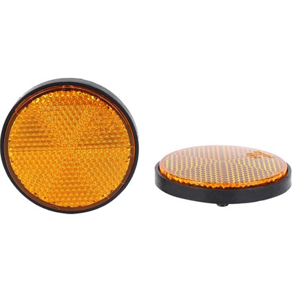 Motosiklet Atv Kir Bisikleti Için 10PCS 2 Inç Yuvarlak Turuncu Reflektör Evrensel (Yurt Dışından) modelleri