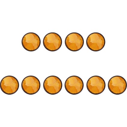 Motosiklet Atv Kir Bisikleti Için 10PCS 2 Inç Yuvarlak Turuncu Reflektör Evrensel (Yurt Dışından) fırsatları