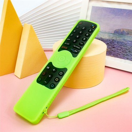 Xiaomi- Smart Tv 4s Uzaktan Kumandalı Silikon Uzaktan Kumanda Çantası Kordonlu Aydınlık Yeşil ile Şok Geçirmez Koruyucu (Yurt Dışından) fırsatları