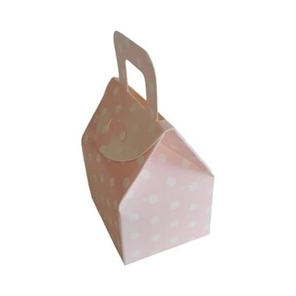 Çanta Pembe Puanlı Kutu Şeker Kutusu Kına Kutusu Lokum Kutusu 25 Adet fiyatları