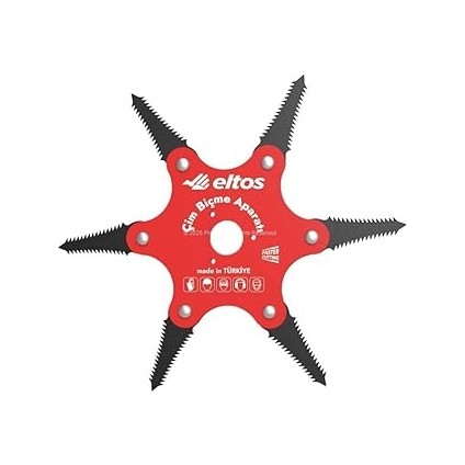 Çim Biçme Aparatı, 6 Bıçaklı, Ergonomik, Metal, Bahçe Tırpan Makinesi Ek Parça, CBA250