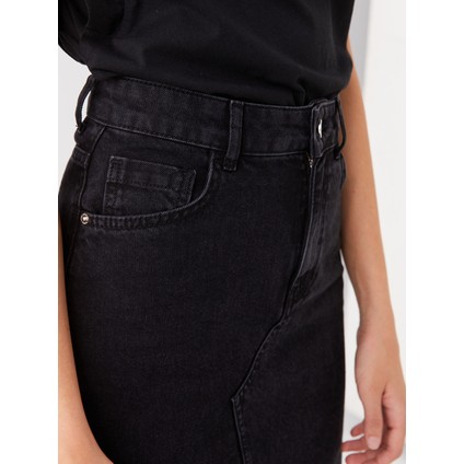 Yeni Sezon Standart Fit Kadın Jean Etek indirimleri
