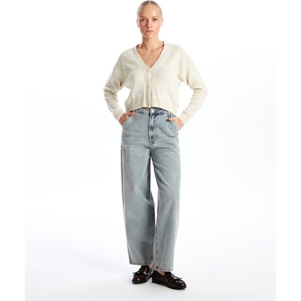 Yeni Sezon Balloon Fit Kadın Jean Pantolon fiyatları