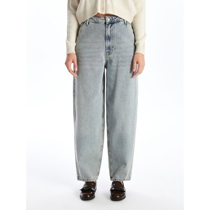 Yeni Sezon Balloon Fit Kadın Jean Pantolon modelleri