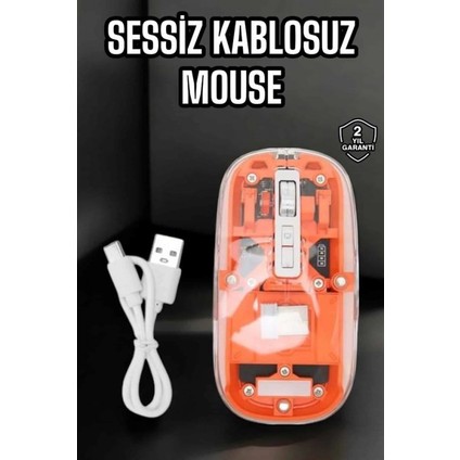 Kablosuz Mouse Fare 5.0 Bluetooth Bağlantılı USB Girişli