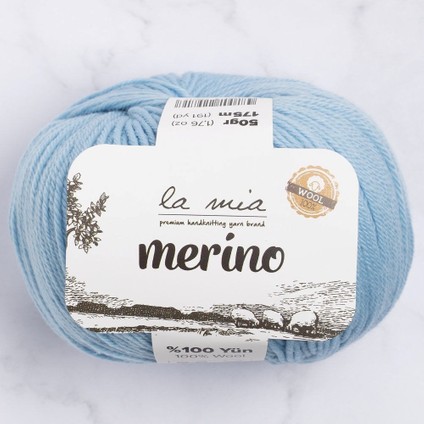 La Mia Merino Mavi El Örgü Ipi - L095 - 33784