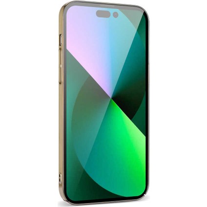 iPhone 14 Pro Kılıf Brvh Pixel Kapak-Gold modelleri