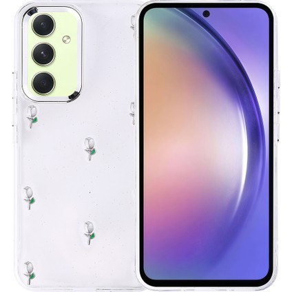 Galaxy A54 Kılıf Airbag Tasarımlı Simli Şeffaf Brvh Kutup Kapak - Lale fiyatları