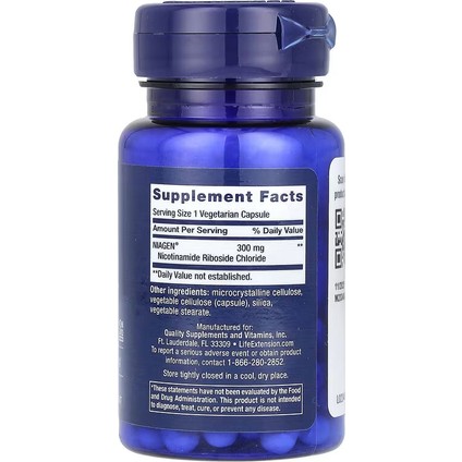 Extension Nad+ Niagen Cell Regenerator Brain & Cognitive 300 Mg 30 Vegetarian Caps fiyatları