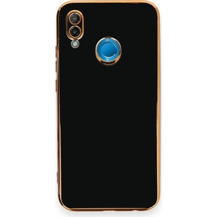 Ieg Huawei P20 Lite Kılıf Volet Silikon - Siyah