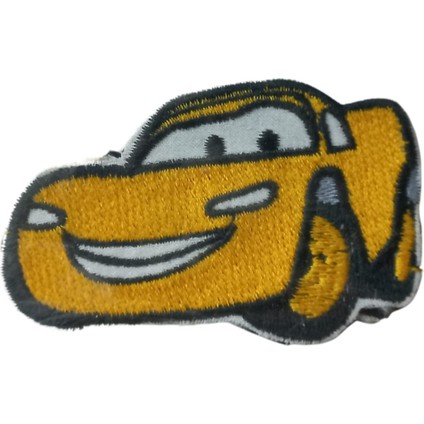 Aplike Ütü Ile Yapışan Araba Hardal Arma 3x4 cm