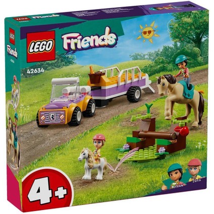 42634 Lego® Friends At ve Midilli Römorku 105 Parça +4 Yaş