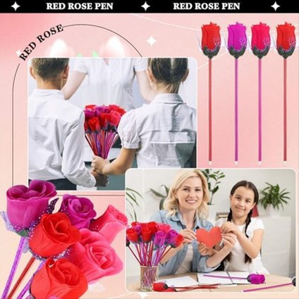 120PCS Sevgililer Günü Gül Beyaz Kalemleri Çiçek Yazma Beyaz Kalemleri Toplu Sevgililer Günü Düğünleri Için Uygun (Yurt Dışından) fiyatları