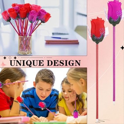 120PCS Sevgililer Günü Gül Beyaz Kalemleri Çiçek Yazma Beyaz Kalemleri Toplu Sevgililer Günü Düğünleri Için Uygun (Yurt Dışından) indirimleri