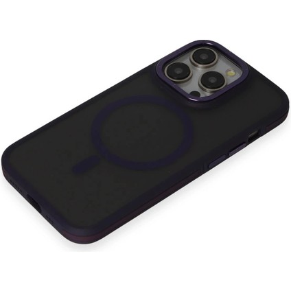 iPhone 14 Pro Max Kılıf Rocky Magsafe Kapak - Derin Mor fırsatları