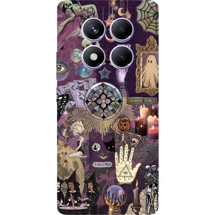 Redmi Note 14 Pro Plus 5g Uyumlu Hallowen Cadılar Astroloji Baskılı Silikon Kılıf