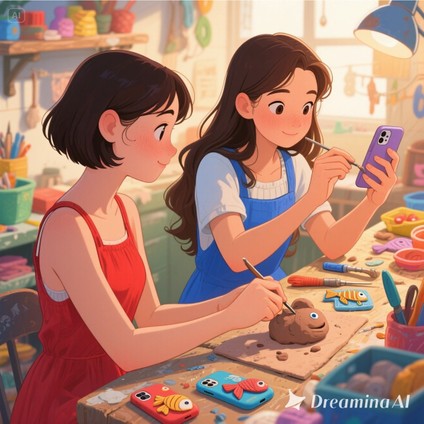 Xiaomi Redmi 14C Kılıf Renkli Rubber Desenli Silikon Kalp Çizim indirimleri