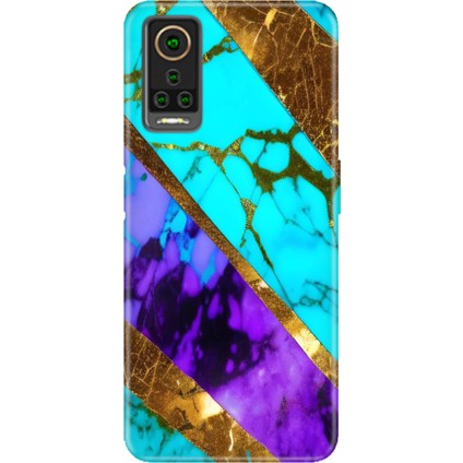 General Mobile Gm 22 Pro Kılıf Hd Desenli Esnek Silikon Nezih Mermer