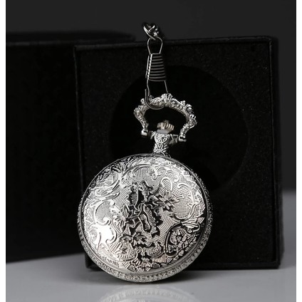 Özel Kutulu Osmanlı Devlet Arması Gümüş Köstekli Saat ALK4665 fiyatları