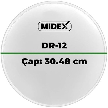 DR-12WH Beyaz Renk 12 Inç Alto Bateri Davul Derisi Drumhead 12'' Inch (30.48 Cm) modelleri