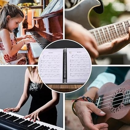 Nota Sayfaları Için Nota Dosyası, 90 Yaprak, Nota Dosyası, A4 Koro Dosyası, Siyah, A4 Nota Dosyası, Müzik Notaları Için, Nota Sayfaları Için, Müzisyenler ve Müzik Notaları Için Klasör indirimleri