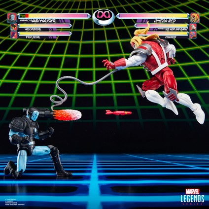 Legends Gamerverse Marvel's War Machine Vs Marvel's Omega Red (Retro Video Game) Ikili Figür