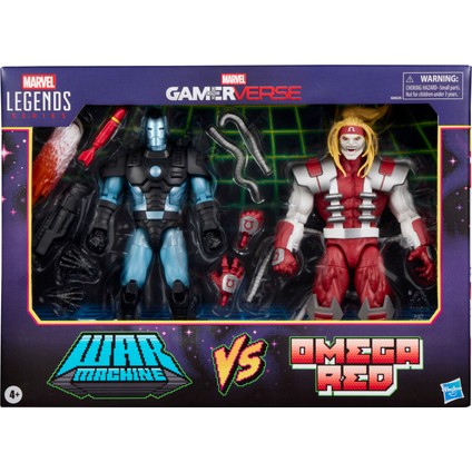 Legends Gamerverse Marvel's War Machine Vs Marvel's Omega Red (Retro Video Game) Ikili Figür