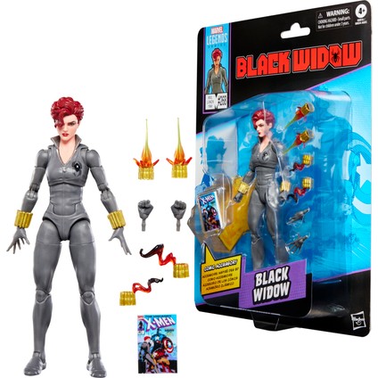 Legends Black Widow (X-Men & Avengers Comics) Aksiyon Figürü, Çizgi Roman Aksesuarlı