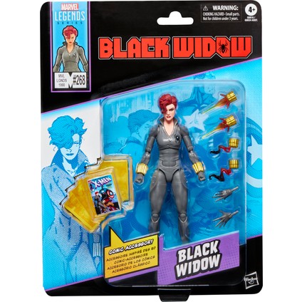 Legends Black Widow (X-Men & Avengers Comics) Aksiyon Figürü, Çizgi Roman Aksesuarlı