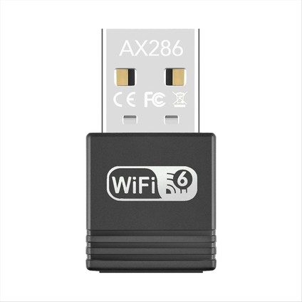USB Wifi 6 Adaptör AX286MBPS 2.4g Sürücüsiz Kablosuz Wifi6 Alıcı Win7/8.1/10/11 Için Mu-Mımo Ofdma (Yurt Dışından)