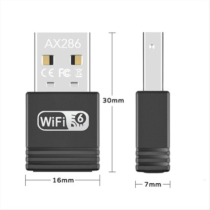 USB Wifi 6 Adaptör AX286MBPS 2.4g Sürücüsiz Kablosuz Wifi6 Alıcı Win7/8.1/10/11 Için Mu-Mımo Ofdma (Yurt Dışından) fiyatları