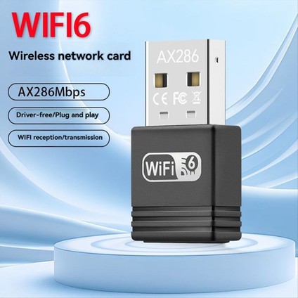USB Wifi 6 Adaptör AX286MBPS 2.4g Sürücüsiz Kablosuz Wifi6 Alıcı Win7/8.1/10/11 Için Mu-Mımo Ofdma (Yurt Dışından) modelleri