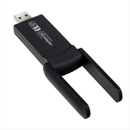Çift Bantlı USB Wifi Adaptörü 1300 Mbps Kablosuz Ağ Kartı 5g/2 4g Ethernet Usb2 0 Dongle Pc ve Dizüstü Bilgisayar Için (Yurt Dışından)