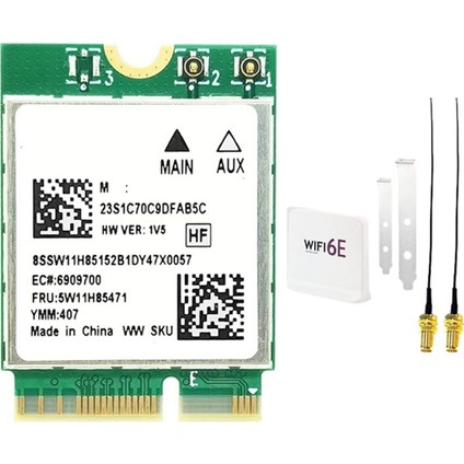 RTL8922AE Wifi7 Kartı + Wifi 6e Anten 2 4g/5g/6g 6338 Mbps Bluetooth5 4 M 2 Ngff Kablosuz Wifi Adaptör Kartı WIN10/11 Için (Yurt Dışından)