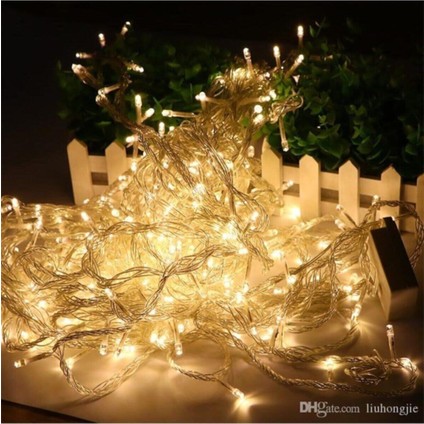 50 Ledli Fişli Ağaç Dekoratif Aydınlatma, Renkli ve Parlak Süsleme Işığı