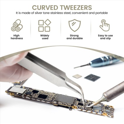 Vetüs Anti-Statik Kavisli Uç Cımbız Forseps Pense Onarım El Alet Seti (Yurt Dışından) fırsatları