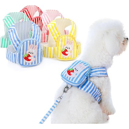 Evcil Hayvan Çantalı Göğüs Gezdirme Tasması Seti