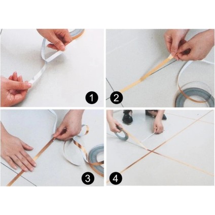 0.5 cm 50 Metre Gri Fayans Arası Şerit Bant modelleri