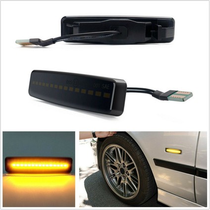 4x LED Yan Işaretleyici Işık Dinamik Füme Dönüş Sinyali Için Bmw E39 5er 1995-2003 (Yurt Dışından) fırsatları