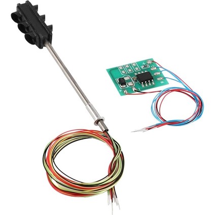 6x 3 Renk Trafik Işık Sinyalleri Ho Oo Ölçekli Model 6led Dıy Kum Masası Geçiş Sokak Inşaat Demiryolu Iki Taraf (Yurt Dışından) modelleri