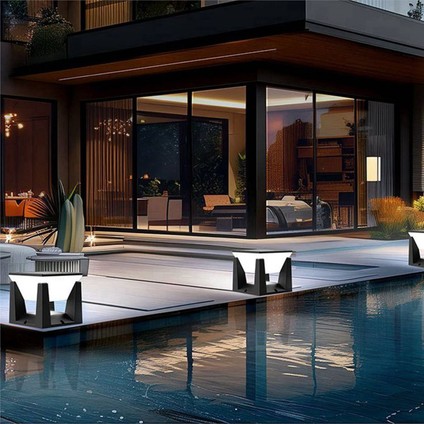 2x Modern Açık Güneş Sonrası Işık LED Güneş Ayağı Işıkları Su Geçirmez Çit Güverte Kapağı Lambası Peyzaj Sütun Aydınlatma (Yurt Dışından) indirimleri