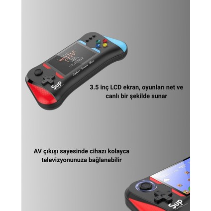 Şarjlı Taşınabilir Oyun Konsolu – X7M Retro Game Box - BI001V-4YYJC4 modelleri