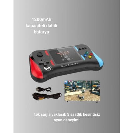 Şarjlı Taşınabilir Oyun Konsolu – X7M Retro Game Box - BI001V-4YYJC4 fırsatları