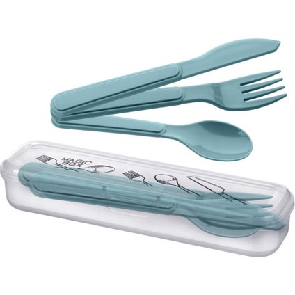 Kendiliğinden Kutulu Hijjenik Plastik Piknik Tipi Çatal Kaşık Bıçak Seti (5224)
