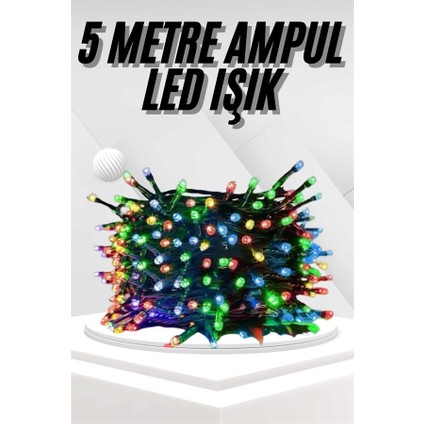 Ledli Fişli LED Dekor Lambası 5m Rgb Yılbaşı Ağacı Işığı fiyatları