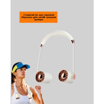 Katlanabilir Asılabilir Mini Fan USB Şarjlı 3 Kademeli Sessiz modelleri