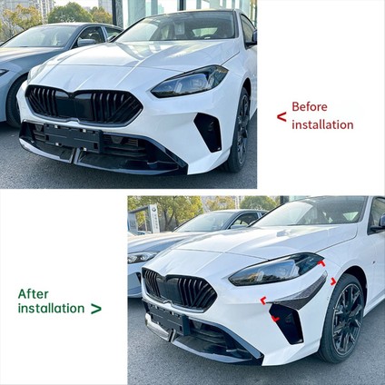 Araba Ön Tampon Yan Sıçrama Spoiler Sis Lambası Yan Spoiler Trim Bmw 1 Serisi F70 2 Serisi F74 M Sport 2024+ A (Yurt Dışından) fırsatları