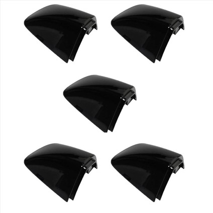 5x 1K8837879 5KD837879 Ön Sol Kapı Tutucu Kilit Silindir Kapağı Golf 6 Passat Sharan Skoda Süper Koltuk Siyah (Yurt Dışından)